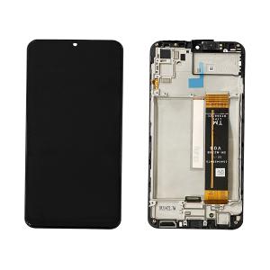 DISPLAY LCD PER SAMSUNG M336B M33 NERO CON FRAME GH82-28669A GH82-28492A (FLAT SM-M236B V06 TM LTPS)