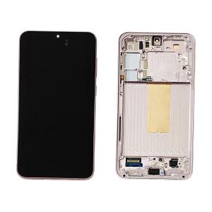 DISPLAY LCD PER SAMSUNG S916B S23 PLUS VIOLA / LAVANDER CON FRAME GH82-30476D GH82-30477D