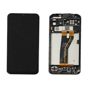 DISPLAY LCD PER SAMSUNG M146B M14 NERO CON FRAME GH82-31347A GH82-31348A (FLAT SM-M146B M14 5G REV0.2 CSOT)
