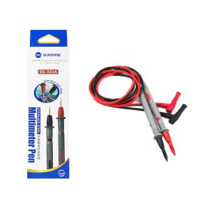 CAVI PER MULTIMETRO DIGITALE SUNSHINE SS-024A 1000V 20A CAT III CON PUNTE DI PRECISIONE