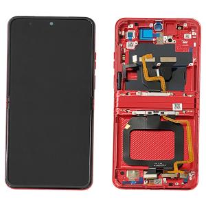 DISPLAY LCD PER MOTOROLA XT2321 RAZR 40 ULTRA ROSSO / MAGENTA CON FRAME 5D68C22611 5D68C22608 5D68C22598