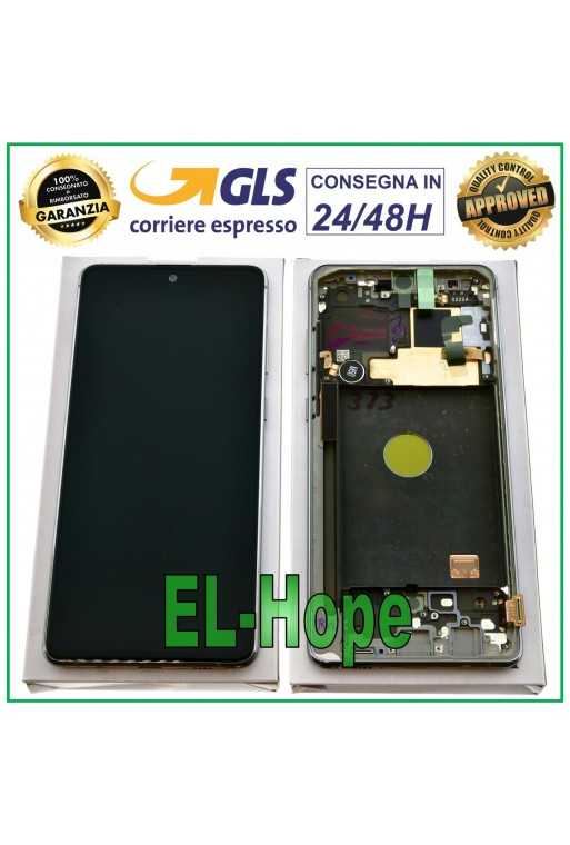 DISPLAY ORIGINALE SAMSUNG NOTE 10 LITE SM-N770 F TOUCH SCREEN SILVER GH82-22055B