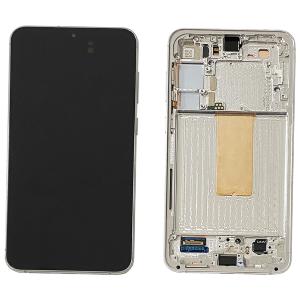 DISPLAY LCD PER SAMSUNG S916B S23 PLUS LIME CON FRAME GH82-30476F GH82-30477F