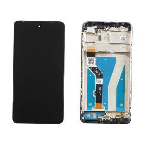 DISPLAY LCD PER MOTOROLA XT2135 MOTO G60 NERO CON FRAME