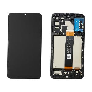 DISPLAY LCD PER SAMSUNG A326B A32 5G NERO CON FRAME (FLAT SM-A326B REV0.0 CDOT)