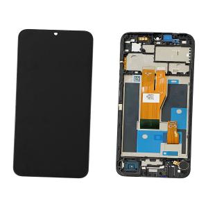 DISPLAY LCD PER REALME C33 2022 RMX3624 NERO CON FRAME 4130336 SERVICE PACK