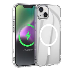 COVER CUSTODIA PER IPHONE 15 PLUS - HOCO MAGNETIC SERIES PC + TPU