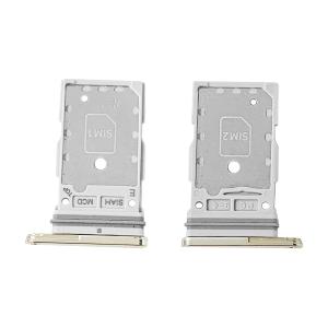 CARRELLO SIM S918B S23 ULTRA 5G CREMA (SIM 1 + SIM 2) GH98-48039B