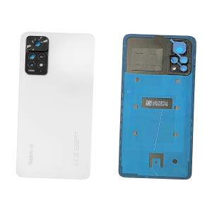 BACK COVER PER XIAOMI REDMI NOTE 11 PRO BIANCO CON VETRO CAM 5600040K6S00