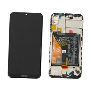 DISPLAY LCD PER HUAWEI HONOR 8A NERO CON FRAME + BATTERIA 02352KJM 02352KBE
