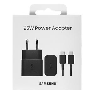 TRAVEL SAMSUNG EP-T2510XBEGEU 25W 3A + CAVO USB-C NERO - BLISTER