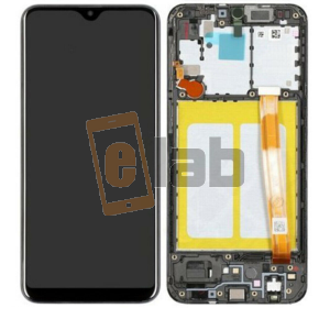 DISPLAY - LCD SAMSUNG GALAXY A20E - A202F NERO CON FRAME