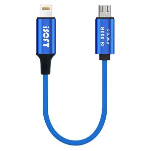 CAVO TRASMISSIONE DATI SUNSHINE ISOFT IS-003B LIGHTNING + MICRO USB