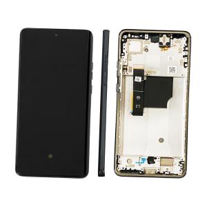 DISPLAY LCD PER MOTOROLA XT2307-1 EDGE 40 NEO NERO CON FRAME 5D68C23158 5D68C23363