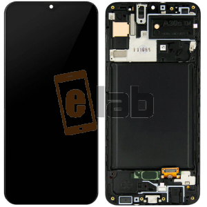 DISPLAY LCD SAMSUNG GALAXY A30S OLED NERO CON FRAME A307F