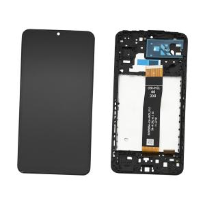 DISPLAY LCD PER SAMSUNG A136B A13 5G NERO CON FRAME (VER. SM-A136U REV1.0 BOE B8)