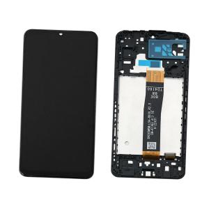 DISPLAY LCD PER SAMSUNG A136B A13 5G NERO CON FRAME (VER. SM-A136U REV2.0 BOE B8)