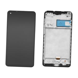 DISPLAY LCD PER SAMSUNG A217F A21S NERO CON FRAME (PLS)