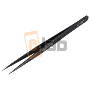 PINZETTA PUNTA DRITTA NERA AZ-KING11 MECHANIC