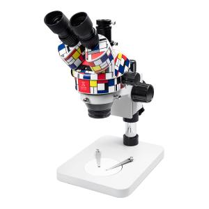 MICROSCOPIO MEGA-IDEA TRIOCULARE 7-45X