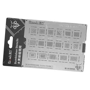 STENCIL PER REBALLING IC CHIP QIANLI QS268 PER WIFI IPHONE 6 - 14 SERIES
