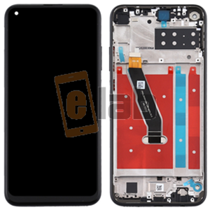 DISPLAY - LCD HUAWEI P40 LITE E / Y7P 2020 NERO CON FRAME ART-L28 ART-L29 ART-L29N