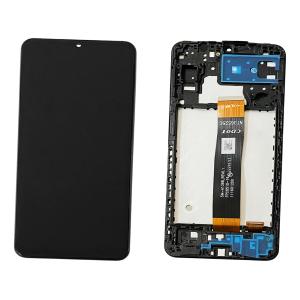 DISPLAY LCD PER SAMSUNG A136B A13 5G NERO CON FRAME (VER. SM-A136B REV0.1 CDOT)