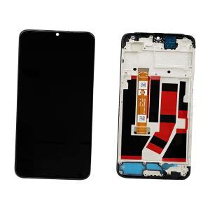 DISPLAY LCD PER OPPO A57 4G CPH2387 NERO CON FRAME