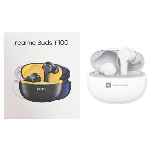 AURICOLARE BLUETOOTH REALME T100 TWS EARPHONES BIANCO - BLISTER