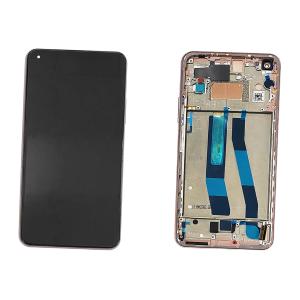 DISPLAY LCD PER XIAOMI 11 LITE 5G NE ROSA CON FRAME 5600060K9D00 - SERVICE PACK