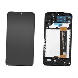 DISPLAY LCD PER SAMSUNG A135F A137F A13 NERO CON FRAME (FLAT SM-A135F A13/A137/F13/M13 R5.5 BOE B6)