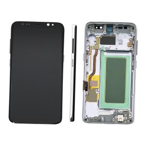 DISPLAY LCD PER SAMSUNG G950F S8 ORCHID GRAY CON FRAME (SOFT OLED iTruColor)