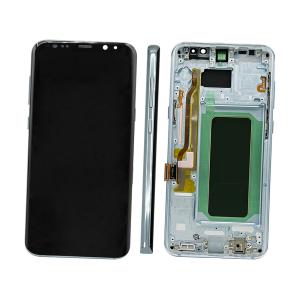 DISPLAY LCD PER SAMSUNG G955F S8 PLUS BLU CON FRAME (SOFT OLED iTruColor)