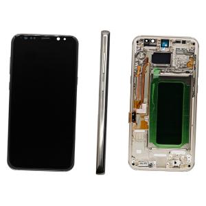 DISPLAY LCD PER SAMSUNG G955F S8 PLUS GOLD CON FRAME (SOFT OLED iTruColor)
