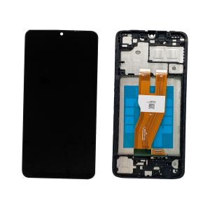 DISPLAY LCD PER SAMSUNG A055F A05 NERO CON FRAME
