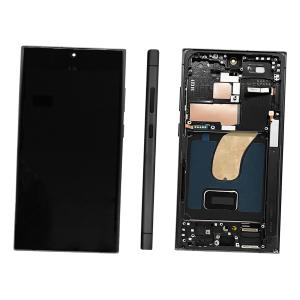 DISPLAY LCD PER SAMSUNG S918B S23 ULTRA 5G GRAFITE / ROSSO CON FRAME (SOFT OLED iTruColor)
