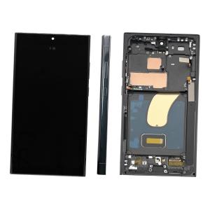 DISPLAY LCD PER SAMSUNG S918B S23 ULTRA 5G VERDE CON FRAME (SOFT OLED iTruColor)