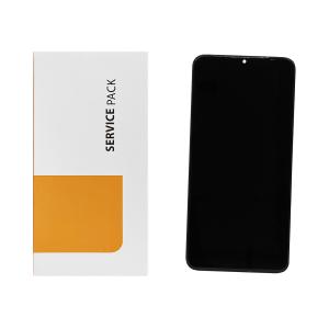 DISPLAY LCD PER XIAOMI REDMI 9T / NOTE 9 / POCO M3 NERO CON FRAME - OEM SERVICE PACK