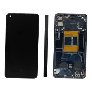 DISPLAY LCD PER OPPO RENO 6 5G NERO CON FRAME (AMOLED) (O/S)