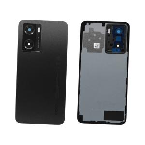 BACK COVER PER OPPO A57S / A77 4G NERO CON VETRO CAM 4150221 - SERVICE PACK