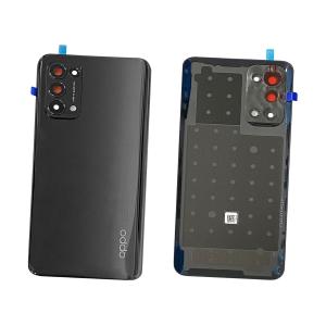 BACK COVER PER OPPO FIND X3 LITE / RENO 5 NERO CON VETRO CAM 4906012 - SERVICE PACK