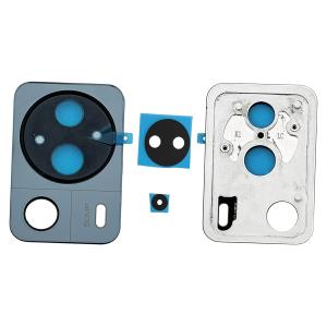 VETRO FOTOCAMERA POSTERIORE PER XIAOMI 13 LITE CON FRAME NERO