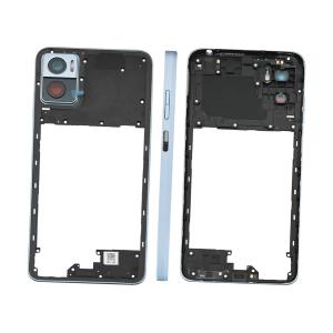 COVER CENTRALE PER MOTOROLA XT2239-7 MOTO E22 BLU / CRYSTAL BLUE