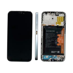 DISPLAY LCD PER HONOR X8B X8boost SILVER CON FRAME + BATTERIA 0235AHGE - SERVICE PACK