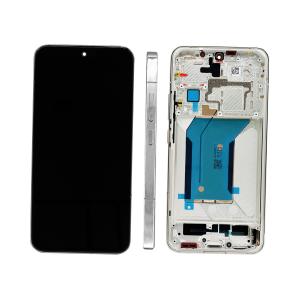 DISPLAY LCD PER XIAOMI 14 5G BIANCO CON FRAME 56000500N300 - SERVICE PACK