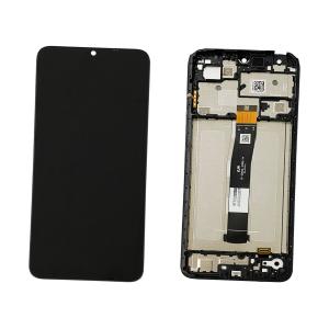 DISPLAY LCD PER XIAOMI REDMI 12C 22120RN86G NERO CON FRAME 5600010C3T00 (VERS. DJN) - SERVICE PACK