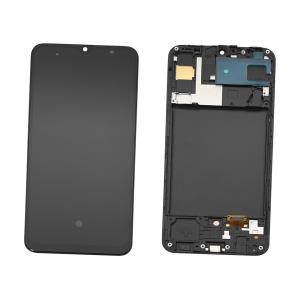 DISPLAY LCD PER SAMSUNG A307F A30S NERO CON FRAME (HARD OLED iTruColor) (O/S)