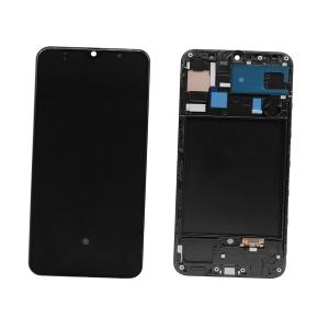 DISPLAY LCD PER SAMSUNG A305F A30 NERO CON FRAME (HARD OLED iTruColor) (O/S)