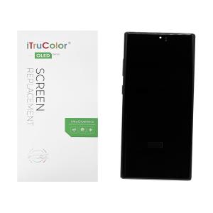 DISPLAY LCD PER SAMSUNG N975F N976B NOTE 10 PLUS SILVER CON FRAME (SOFT OLED iTruColor)