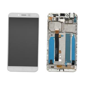 DISPLAY LCD PER ASUS ZC553KL ZENFONE 3 MAX BIANCO CON FRAME